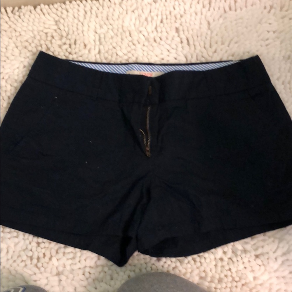 J crew navy shorts